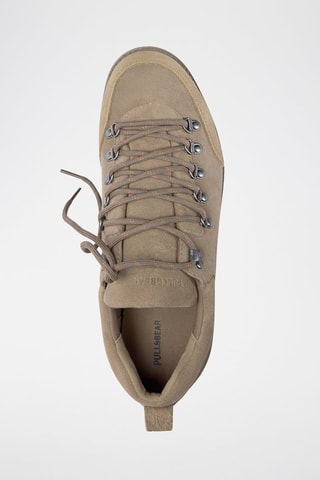 Chaussures de randonnée en cuir - Beige