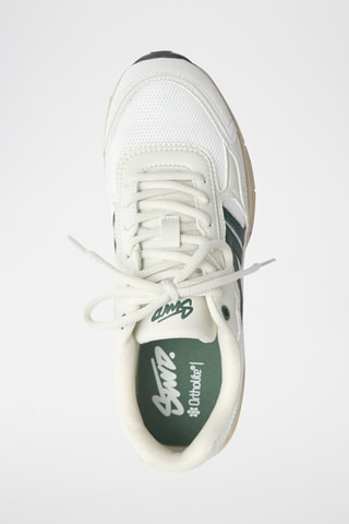 Chaussures de running - Blanc et vert foncé