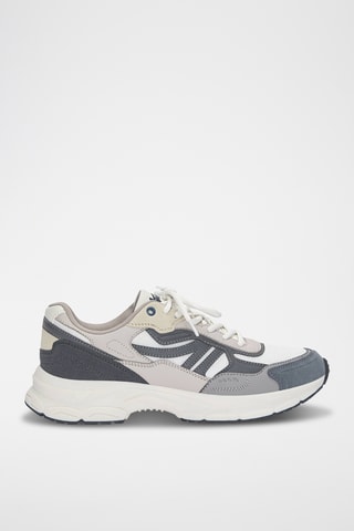 Chaussures de running - Ecru et gris