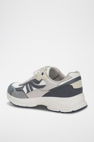Chaussures de running - Ecru et gris