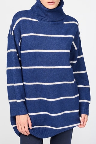 Robe pull - Bleu marine