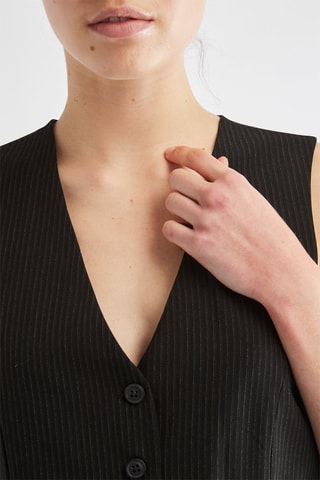 Gilet de costume sans manches - Noir