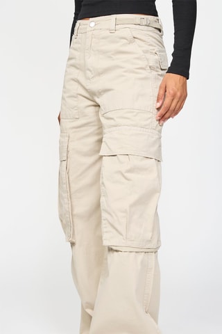 Pantalon cargo - Beige