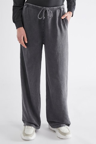 Pantalon wide legs - Gris