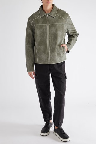 Jogger en jean - Noir