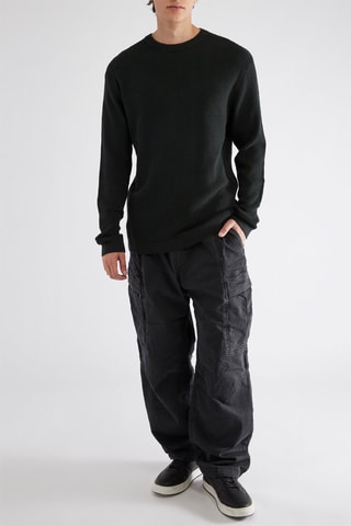 Pantalon wide legs - Noir