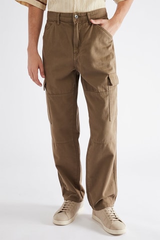 Pantalon cargo - Marron