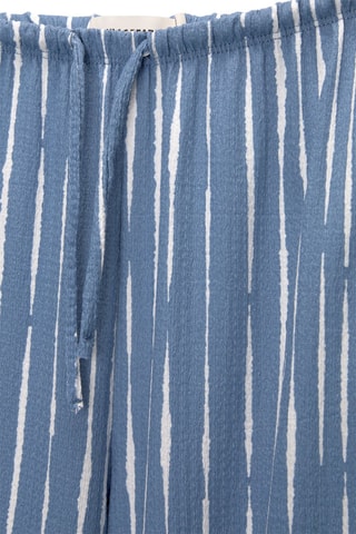 Pantalon wide legs - Bleu