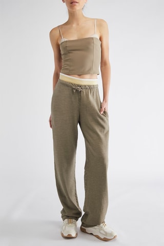 Jogging wide legs - Kaki