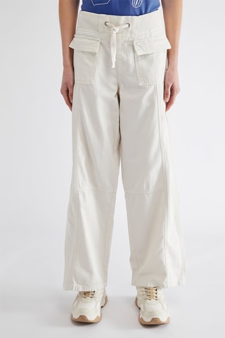 Pantalon wide legs - Blanc