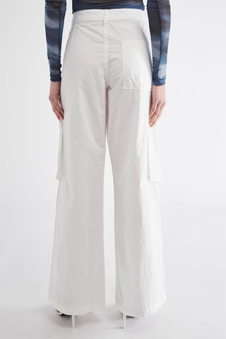 Pantalon cargo - Blanc