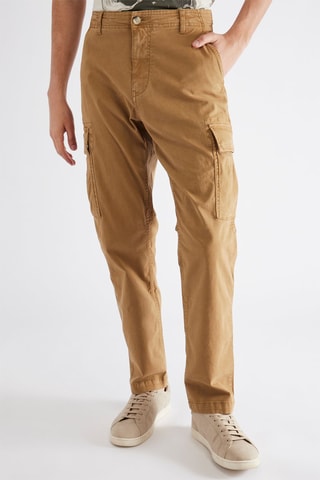 Pantalon cargo - Camel