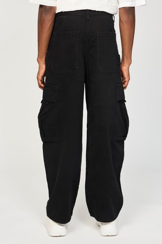 Pantalon cargo Noir