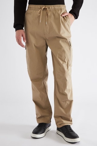 Pantalon cargo - Beige