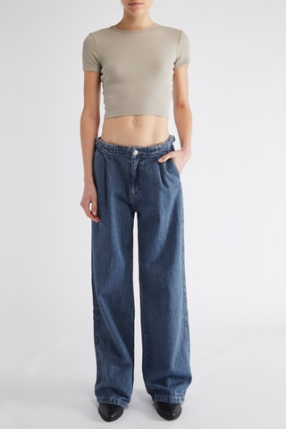 Jean wide legs - Bleu