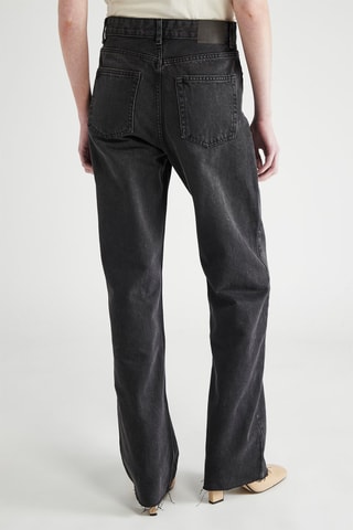 Jean droit taille haute - Noir