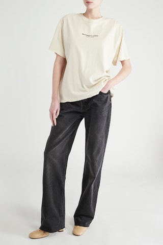 Jean droit taille haute - Noir