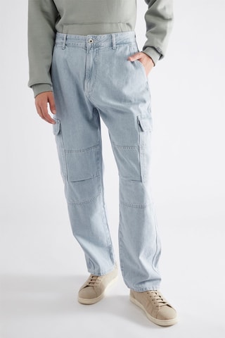 Jean cargo - Bleu