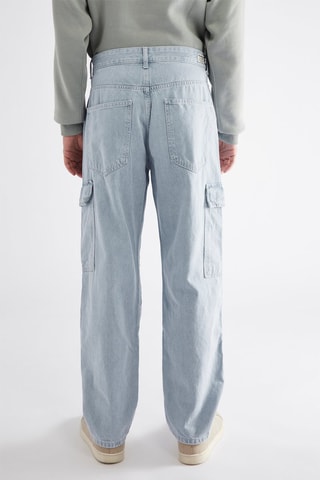 Jean cargo - Bleu