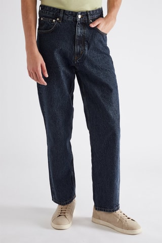 Jean baggy - Bleu marine