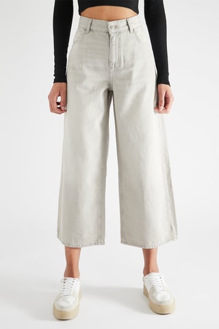 Jean wide legs culotte - Gris