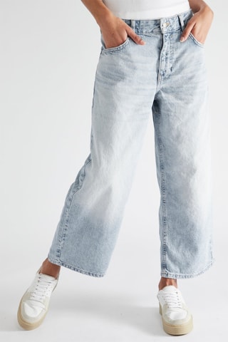 Jeans culotte wide legs - Blu