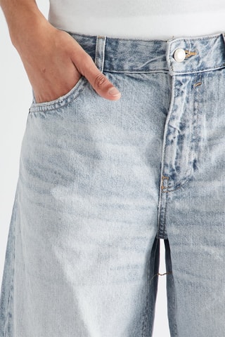 Jeans culotte wide legs - Blu
