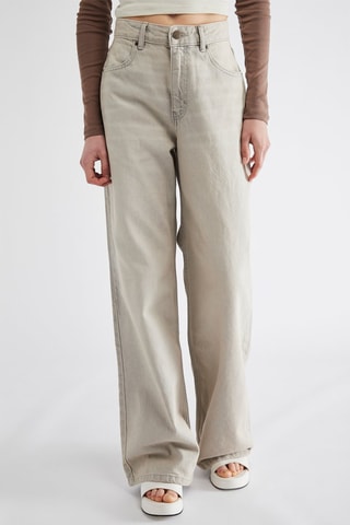 Jean wide legs - Beige