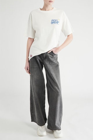 Jean wide legs - Gris