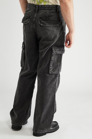 Jeans baggy cargo - Nero