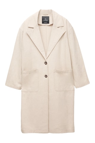 Manteau en lin - Beige