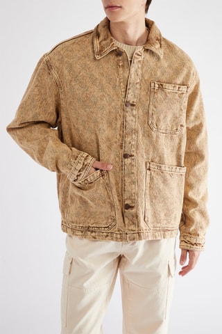 Giacca in jeans - Cammello