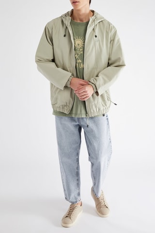 Giacca con cappuccio - Grigio chiaro