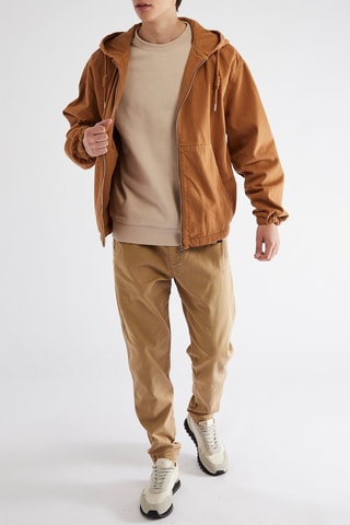 Veste à capuche - Marron