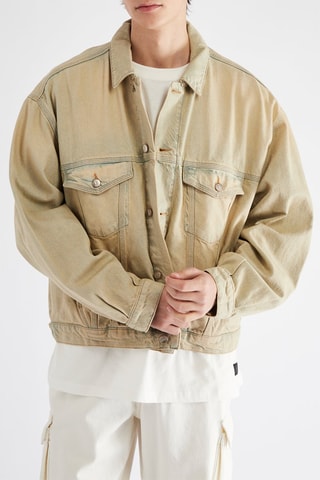 Giacca in jeans - Petrolio