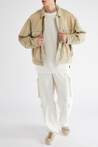 Giacca in jeans - Petrolio