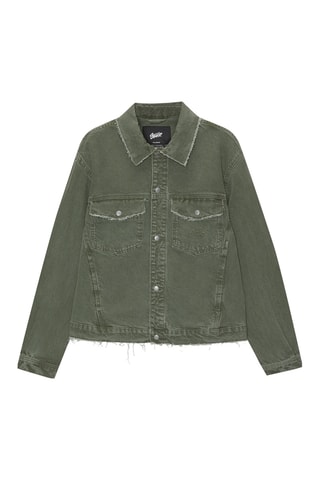 Veste en jean - Kaki