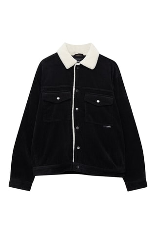 Veste en velours - Noir