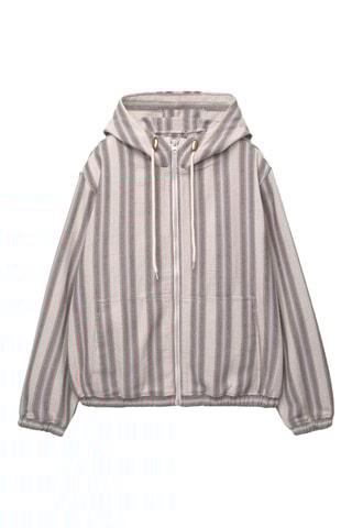 Giacca con cappuccio - Grigio