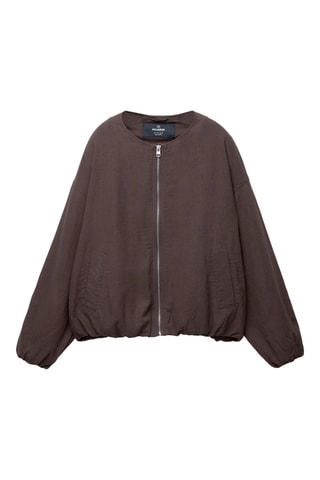 Veste en lin - Marron