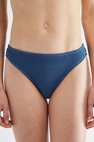 Bas de maillot taille haute - Bleu