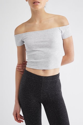 Crop top - Gris