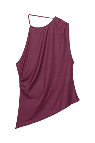 Top drapé - Bordeaux
