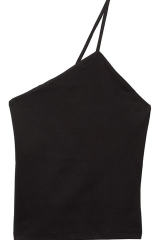 Top asymétrique - Noir