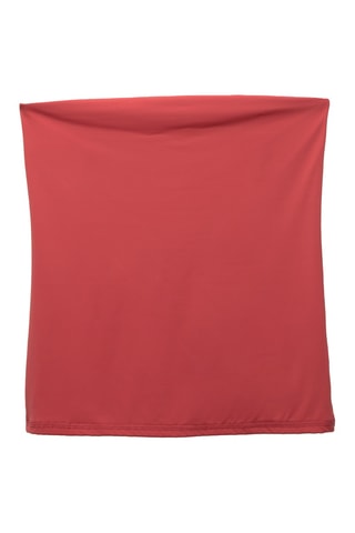 Crop top bustier - Rouge brique