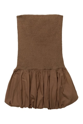 Robe bustier - Marron