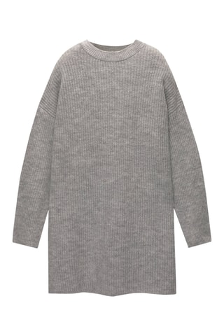 Robe pull - Gris chiné