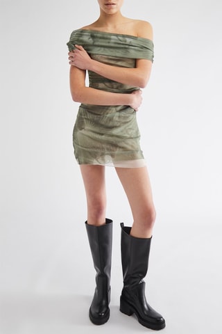 Robe fourreau sans manches - Vert