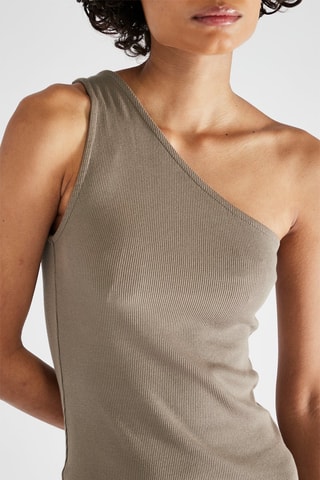 Robe asymétrique - Beige