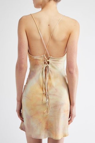 Robe patineuse - Orange et jaune